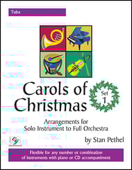 cover Carols of Christmas #1 Tuba Book, Flexible Ensemble, opt. Solo cover